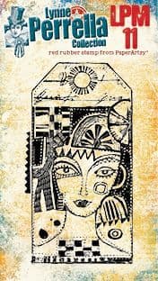 Lynne Perrella LPM 11 mini stamp art