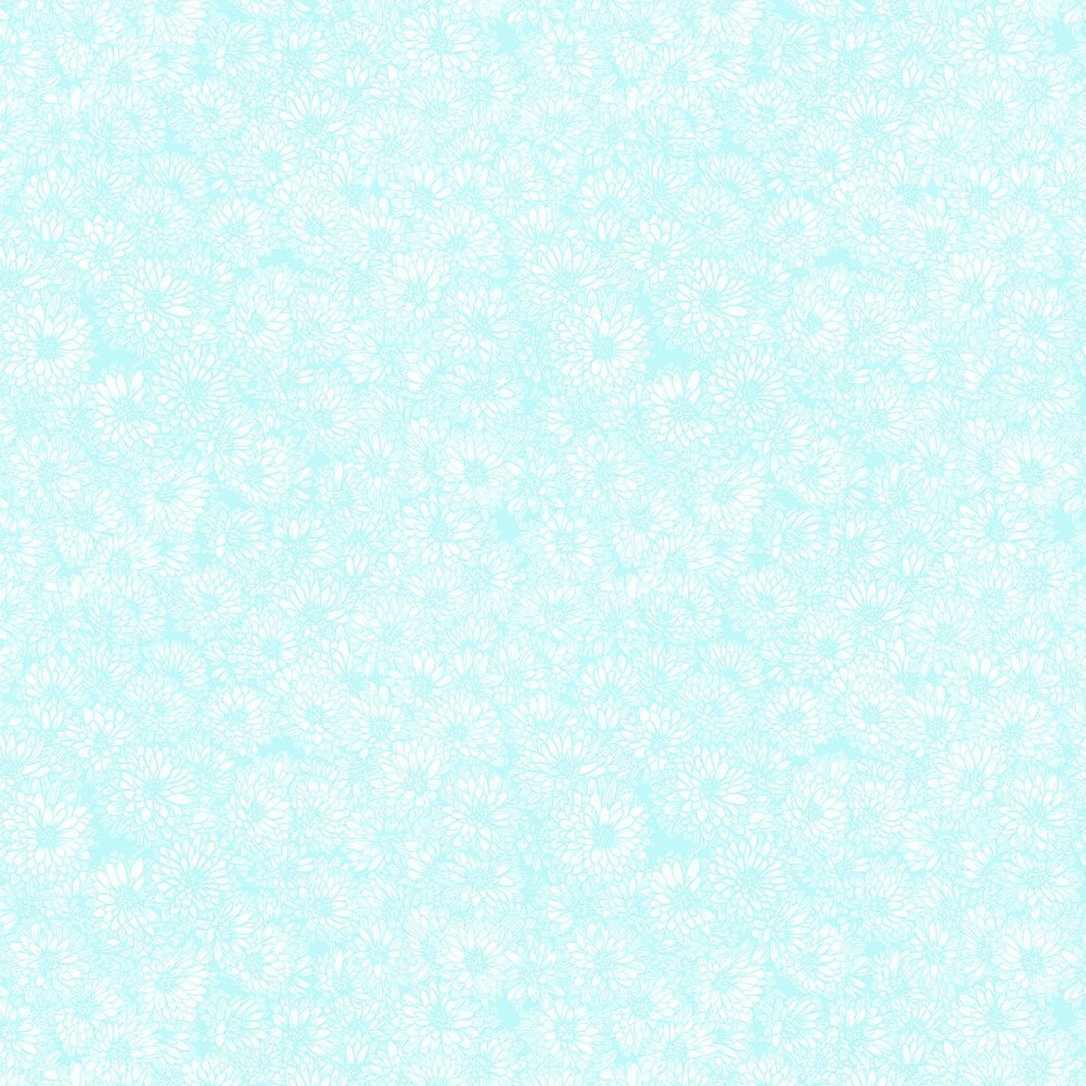 Soft blue floral pattern