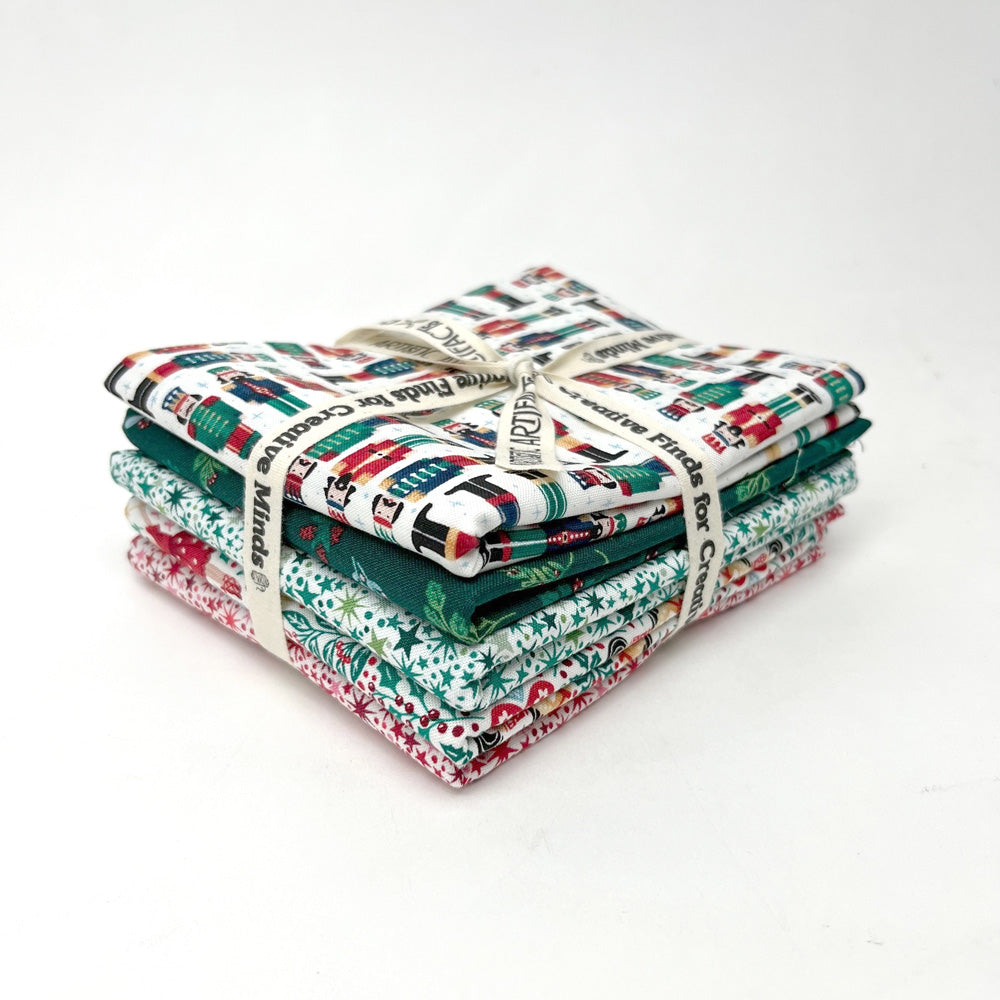 The Nutcracker by Makower UK - Half Yard Fabric Bundle 5pcs