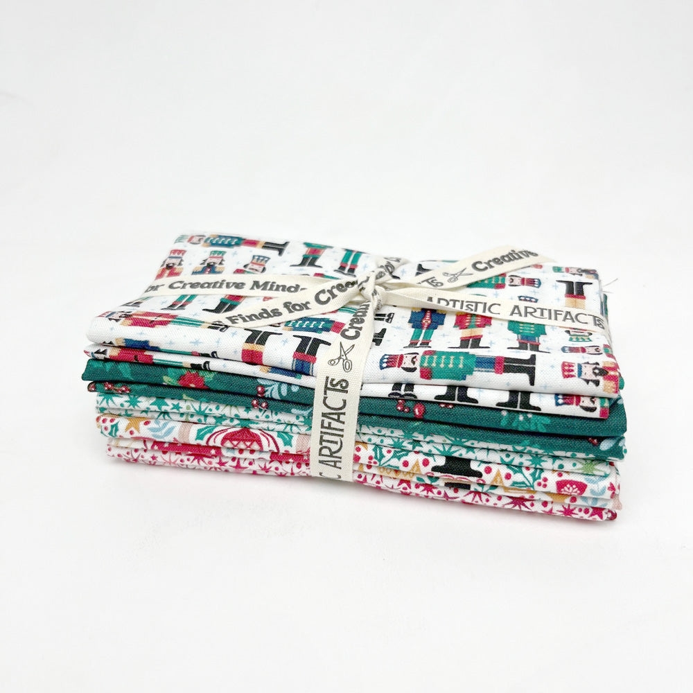 The Nutcracker by Makower UK - Fat Quarter Fabric Bundle 5pcs
