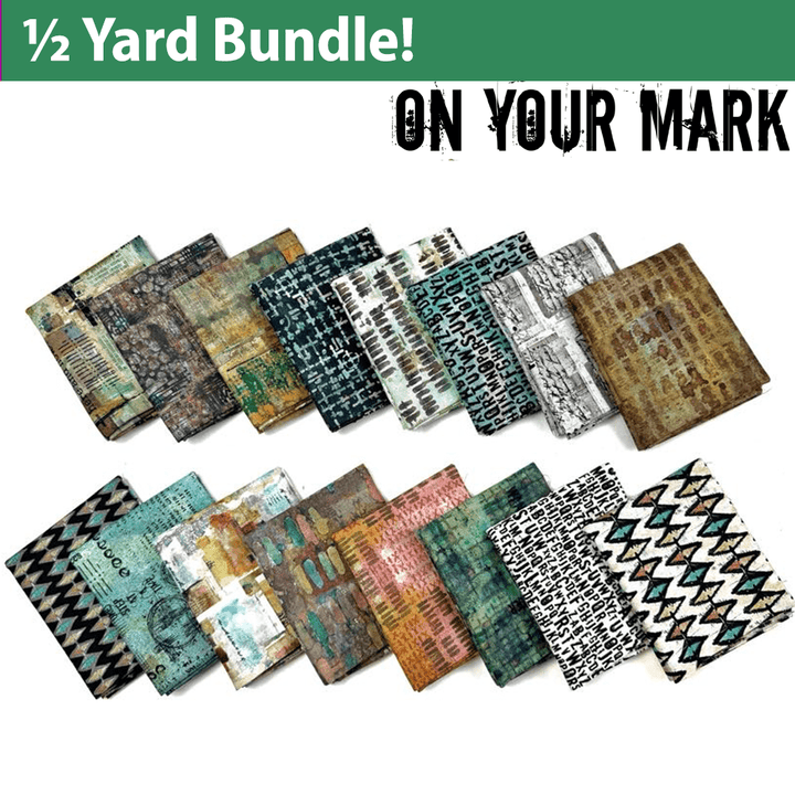 On Your Mark half-yard fabric bundle