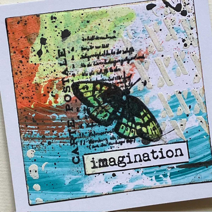 Eclectica Mini Stamp #133 by Sara Naumann