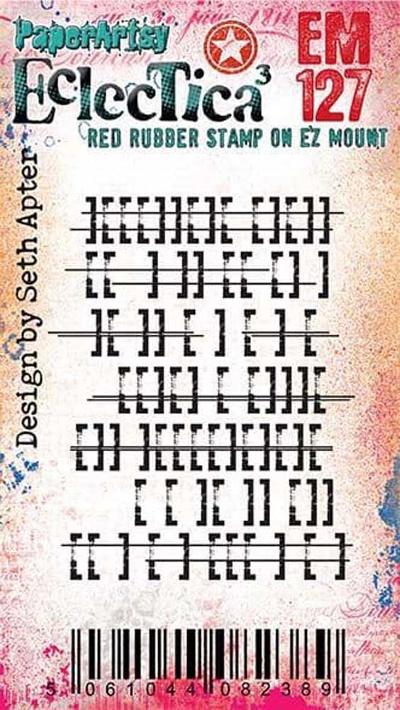 PaperArtsy Eclectica Mini Stamp by Seth Apter EM127