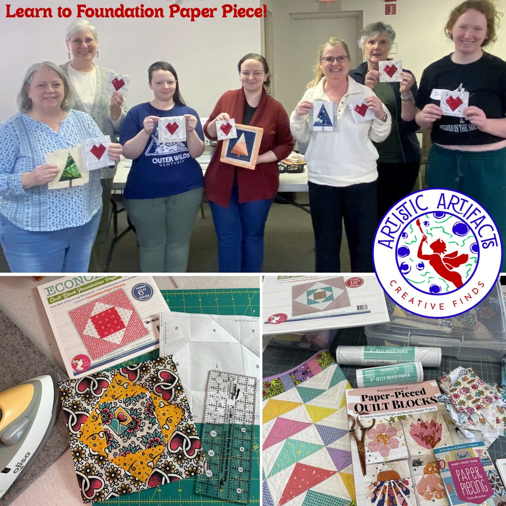 March 6: Paper Piecing with Dudley Shugart March 6: Paper Piecing with Dudley Shugart