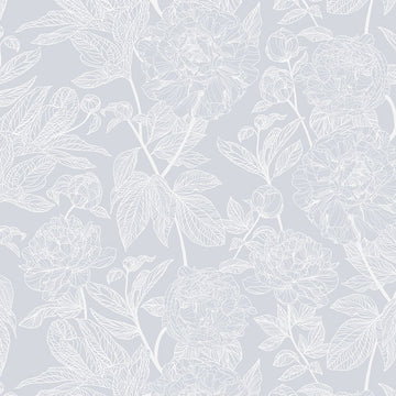 Peony Indelible Soft floral pattern