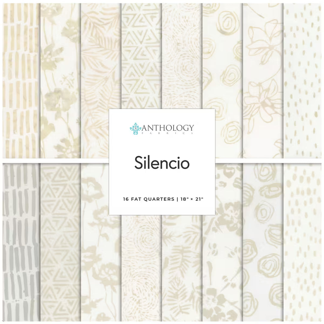 Anthology Batiks - Silencio Fat Quarter Fabric Bundle 16pcs Anthology Batiks - Silencio Fat Quarter Fabric Bundle 16pcs