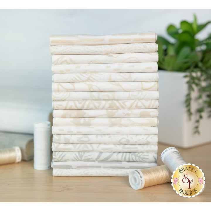Anthology Batiks - Silencio Fat Quarter Fabric Bundle 16pcs Anthology Batiks - Silencio Fat Quarter Fabric Bundle 16pcs