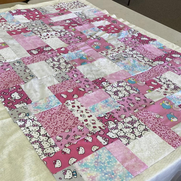 Hello Kitty patchwork quilt