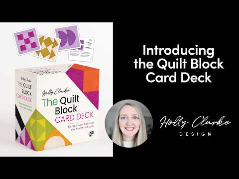 The Quilt Block Card Deck by Holly Clarke