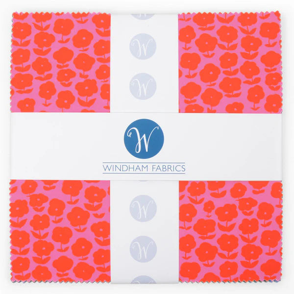 Ruby + Bee Blenders 10" x 10" Fabric Squares, 40pcs