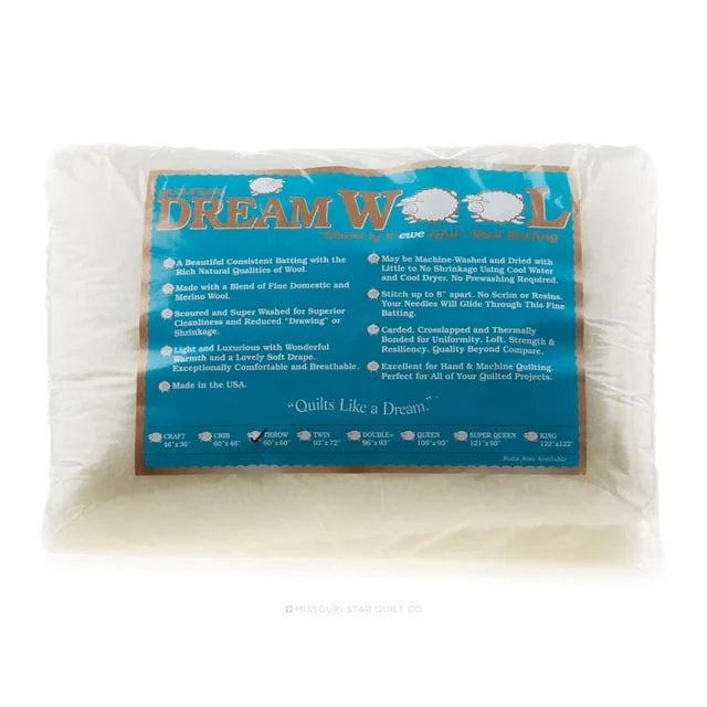 Quilters Dream Wool Throw Batting