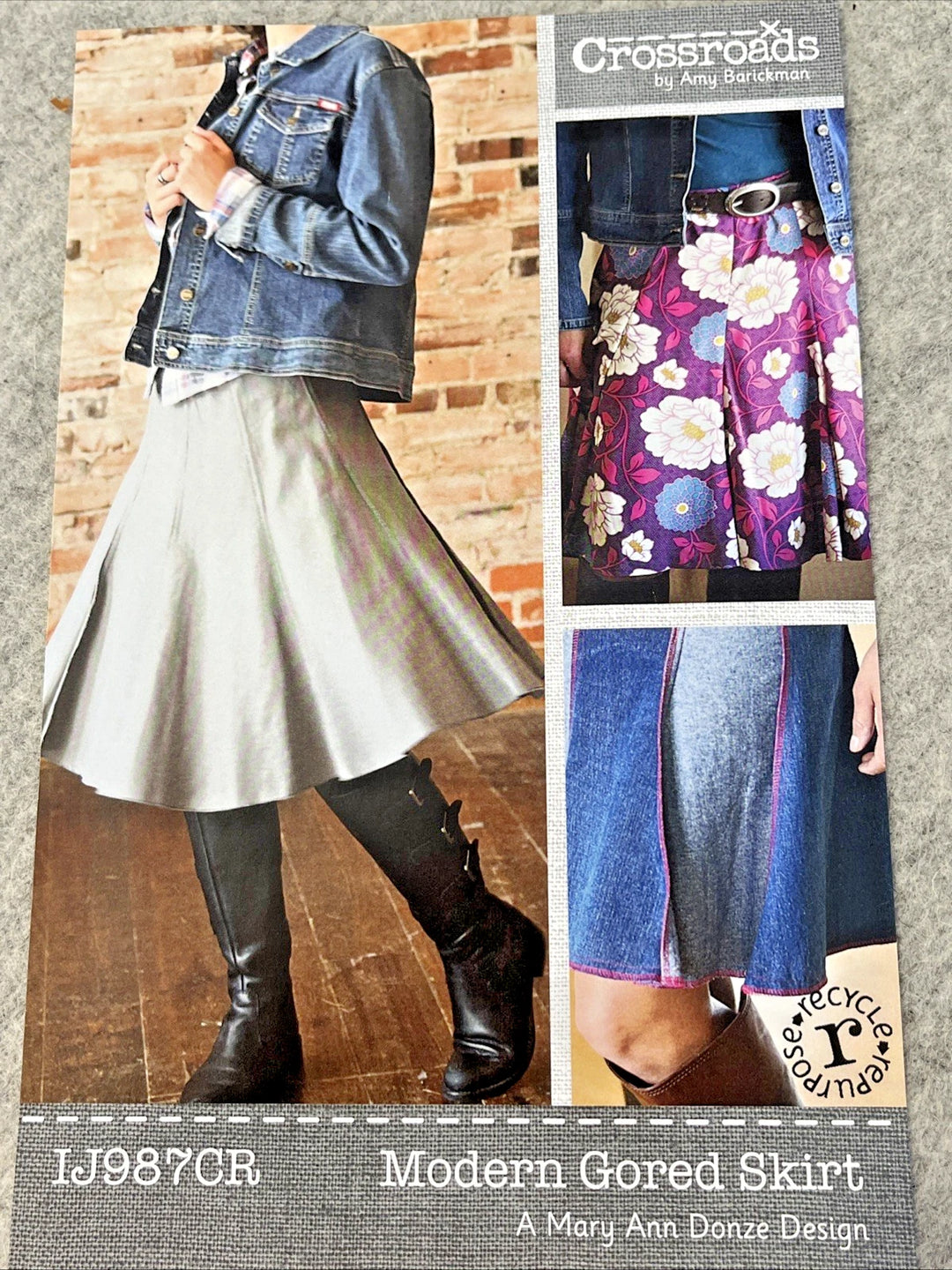 Modern Gored Skirt Pattern by Indygo Junction