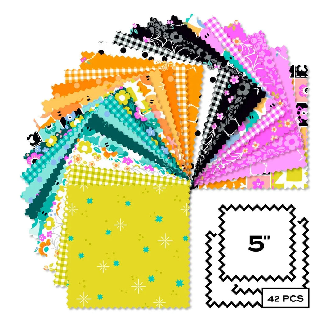 Ghostly Garden by KP Creates - 5" Squares (42 pcs)
