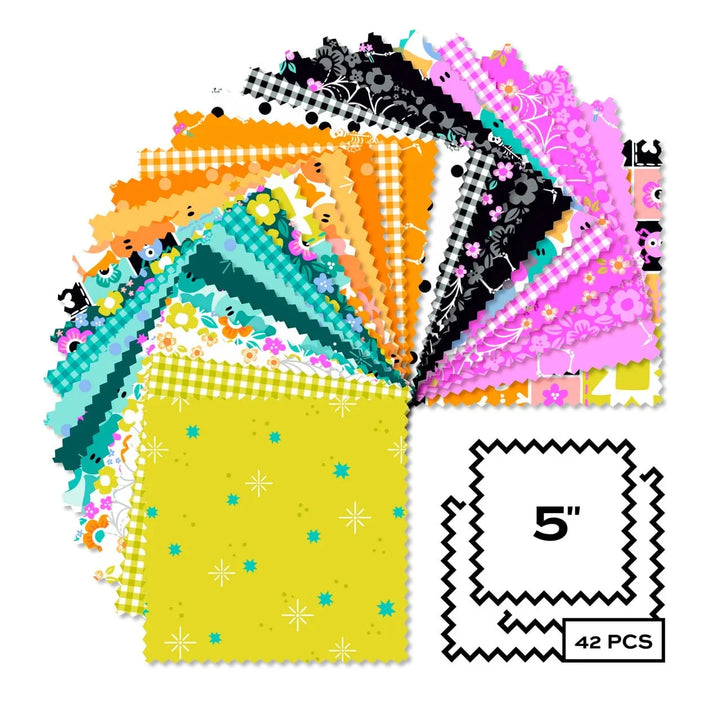 Ghostly Garden by KP Creates - 5" Squares (42 pcs)