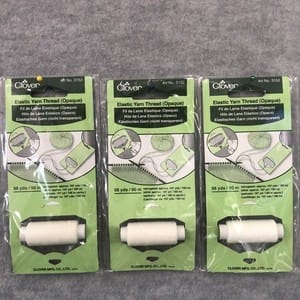 Clover Elastic Yarn Thread, Opaque Clover Elastic Yarn Thread, Opaque