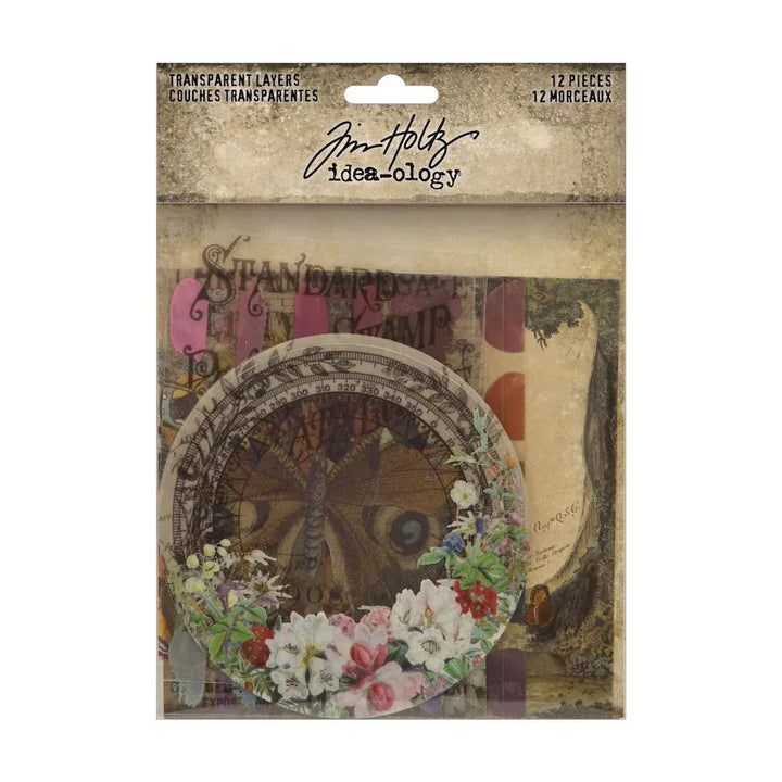Tim Holtz Idea-ology Transparent Layers, 12pcs Tim Holtz Idea-ology Transparent Layers, 12pcs