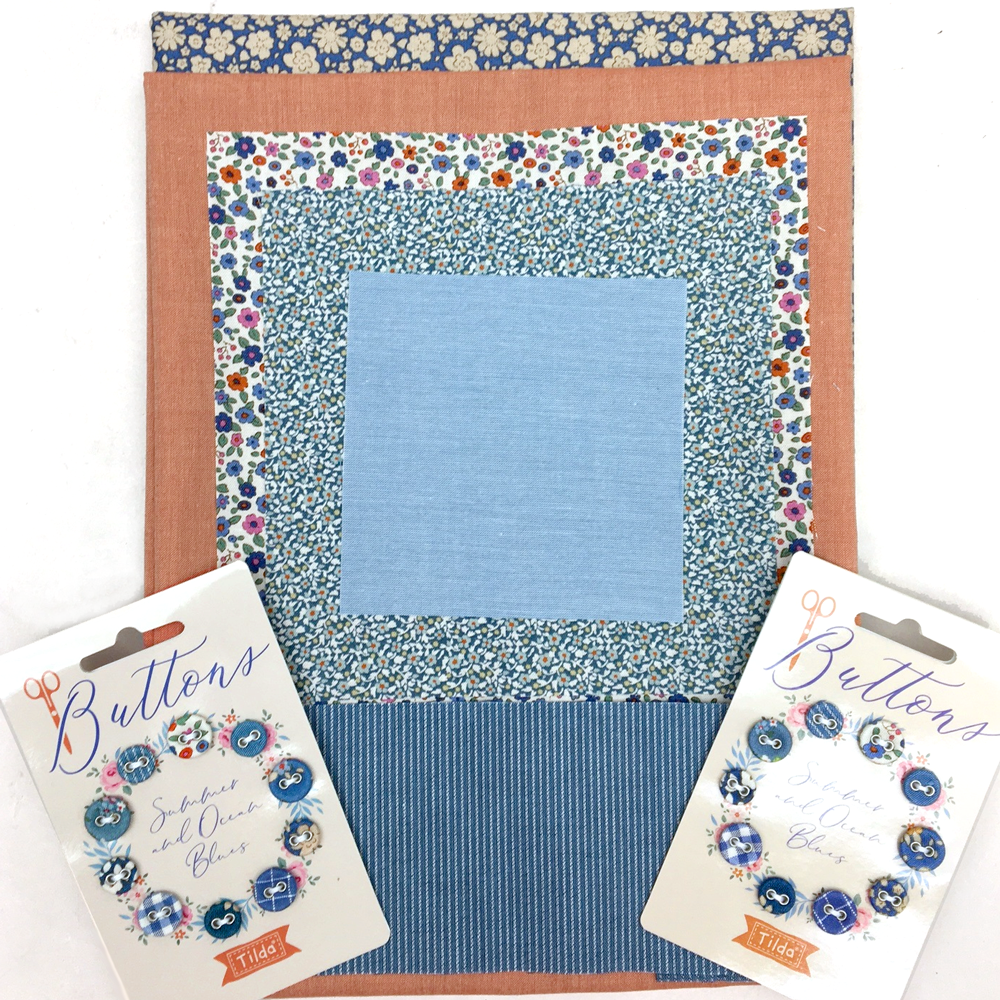 Sailboat Cushion Kit, Tilda Creating Memories fabrics