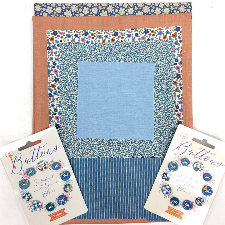 Sailboat Cushion Kit, Tilda Creating Memories fabrics