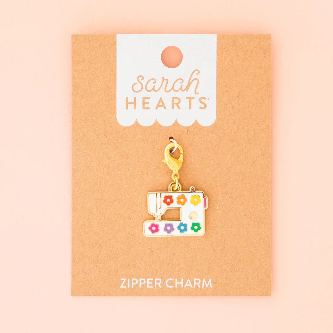 Sewing Machine Removable Zipper Charm by Sarah Hearts