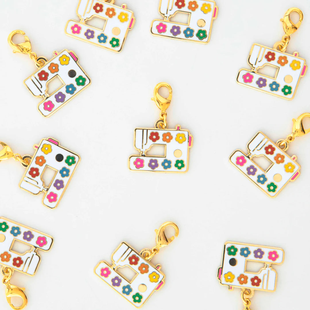 Sewing Machine Removable Zipper Charm by Sarah Hearts