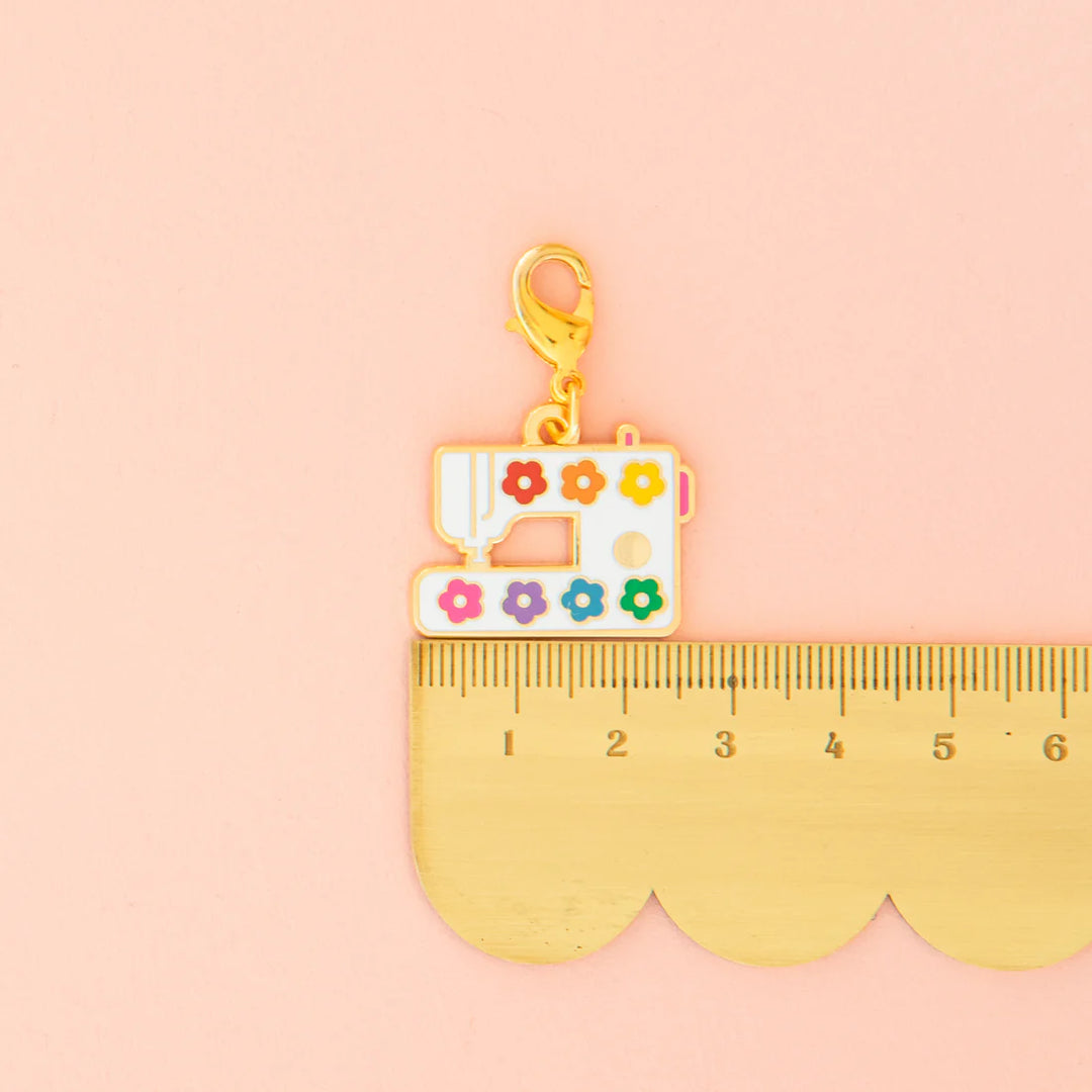 Sewing Machine Removable Zipper Charm by Sarah Hearts