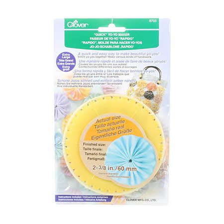 Clover Quick Yo-Yo Maker, Circle Shape Extra Large