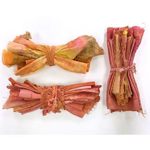 Celia's Sunset Inspiration Pack (hand dyed fabrics & textiles)