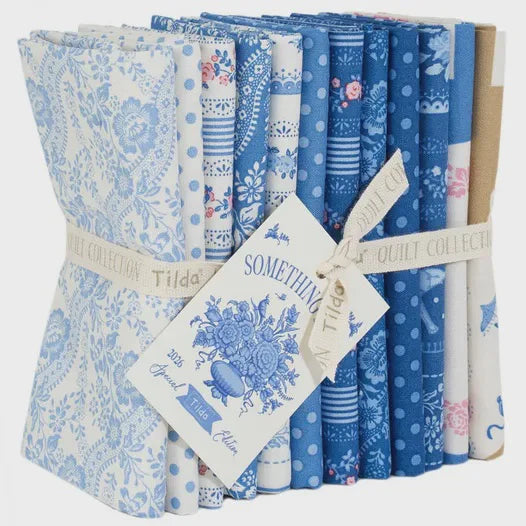 Tilda Something Blue Fat Quarter Bundle, Blenders, 12pcs