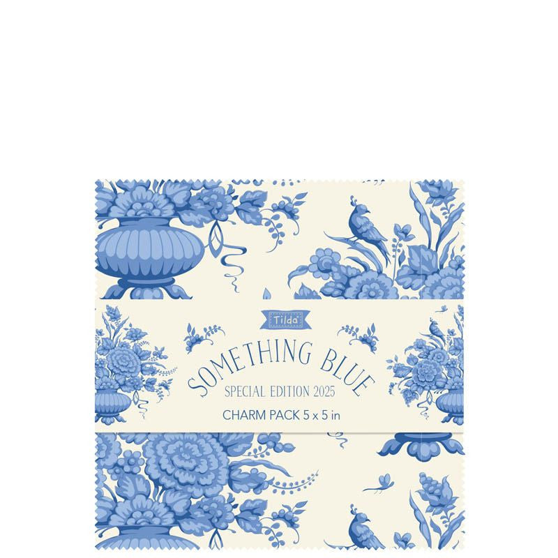 Tilda Something Blue 5" Fabric Squares, 40pcs