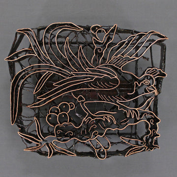 Traditional Handmade Copper Tjap Bird Motiff