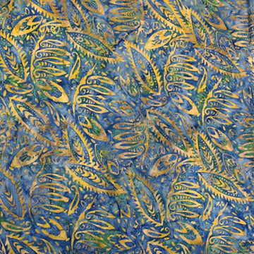 Batik fabric, Folklife-Paisley Leaves, Sealife