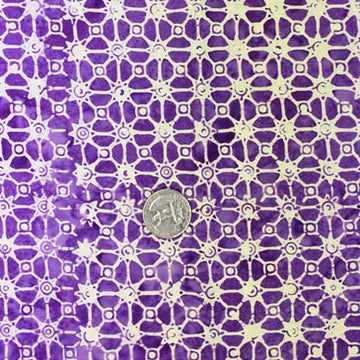 Batik fabric, Connections, Violet