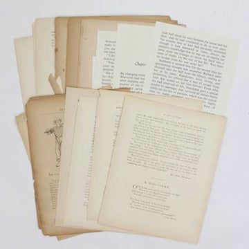 1800s Storybook vintage paper collage pack