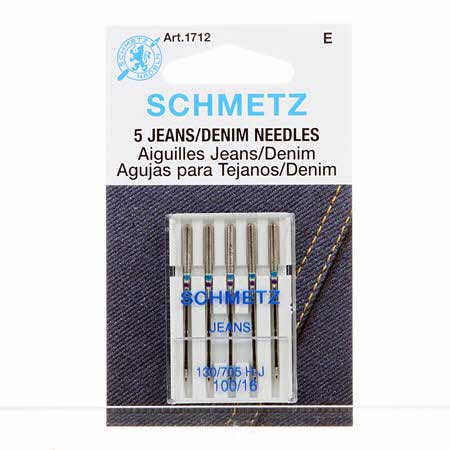 Schmetz 100/16 Demin/Jeans Needles (5 pk)