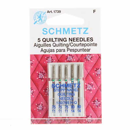 Schmetz 75/11 & 90/14 Quilting Needles (5 pk)