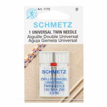 Schmetz 3.0/90 Universal Twin Needle (1 pk)