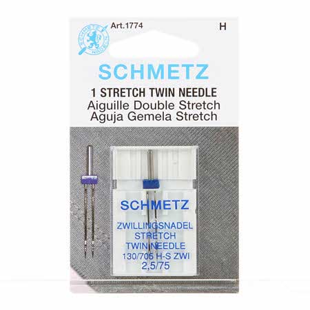 Schmetz 2.5/75 Twin Stretch Needle (1 pk)