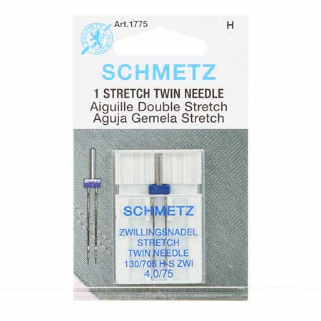 Schmetz 4.0/75 Twin Stretch Needle (1 pk)