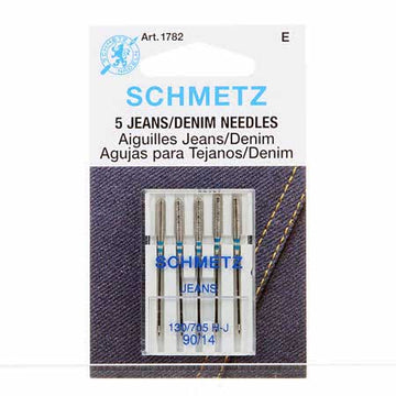 Schmetz 90/14 Denim/Jeans Needles (5 pk)