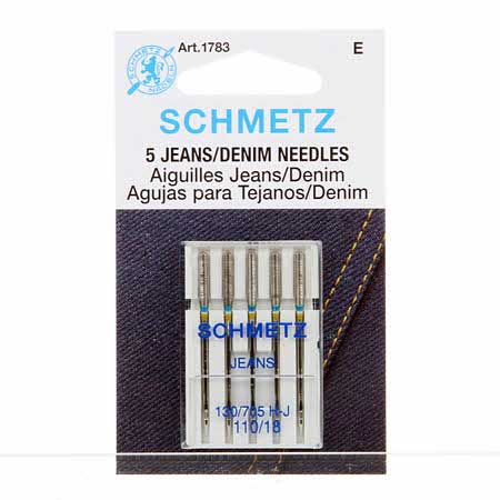 Schmetz 110/18 Demin/Jeans Needles (5 pk)