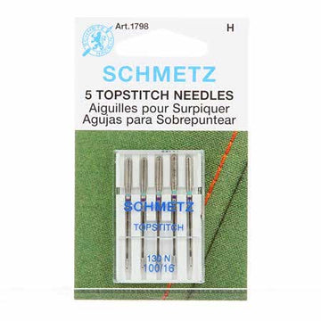 Schmetz 100/16 Topstitch Machine Needles (5 pk)