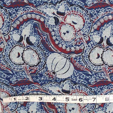 Handmade Block Printed Fabric from India