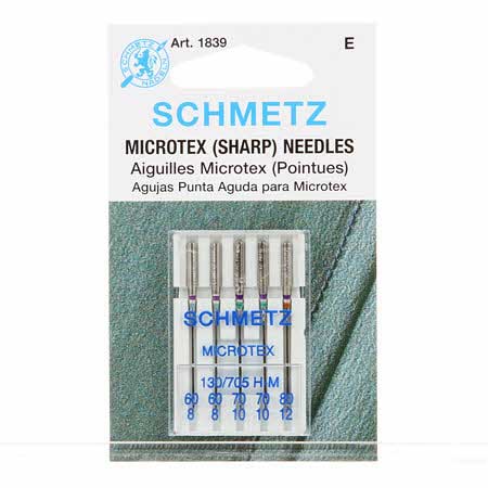 Schmetz Microtex Needles Assorted (5 pk)