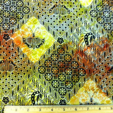 Combanasi Batik Fabric: Butterflies by Batik Tambal