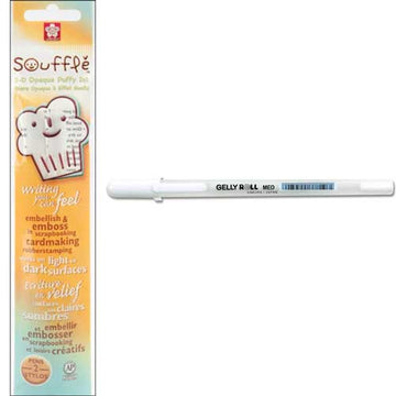 Gelly Roll Souffle Pen, White 2/pk
