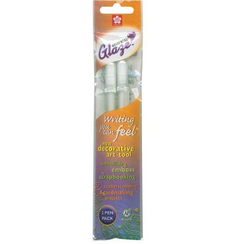 Gelly Roll Glaze Pens, White 2/pk