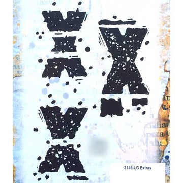 Extras Cling Rubber Stamp Set by Seth Apter