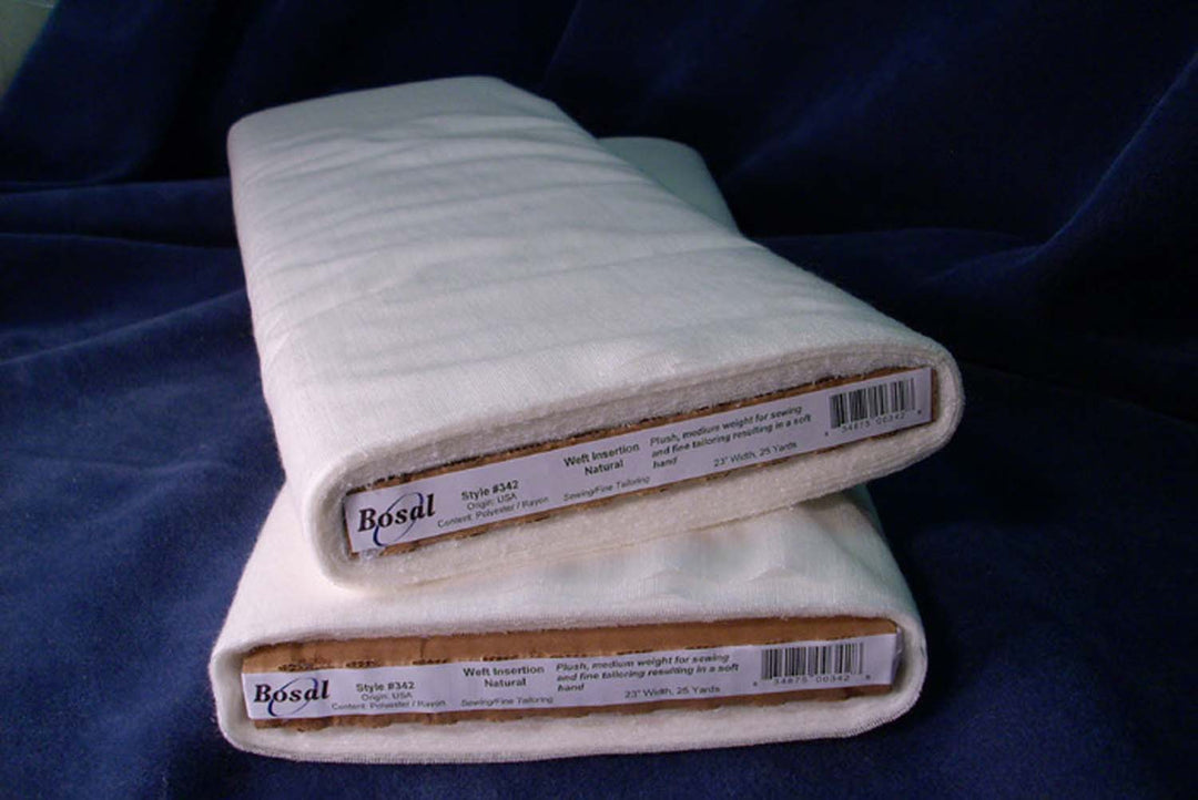 Bosal Fusible Weft Insertion in Natural (20 in. wide), Sold By The Yard