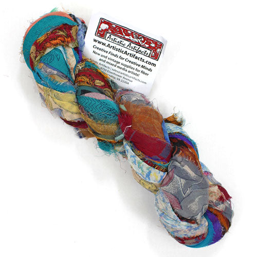 Printed Chiffon Silk Sari Ribbon – Artistic Artifacts