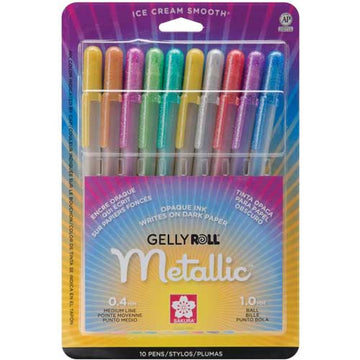 Gelly Roll Metallic Pens, 10/Pk
